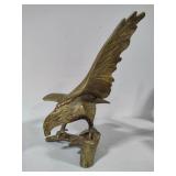 Vintage Brass Eagle Sculpture