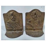 Cast Iron Longfellow Book Ends