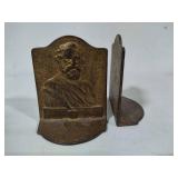 Cast Iron Longfellow Book Ends