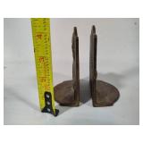Cast Iron Longfellow Book Ends