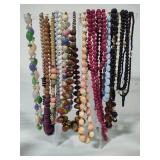 Lot of Beaded Costume Necklaces