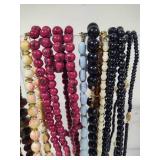 Lot of Beaded Costume Necklaces