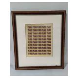 St. Francis of Assisi Framed Sheet of Stamps