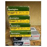 12 Gauge Ammo Slugger 30 Shotgun Shells Remington and Federal Hollow Point Misc Shot Size