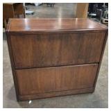 wooden file cabinet