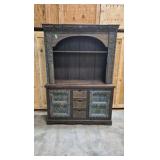 rustic display cabinet