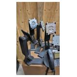 telephones and monitor stands