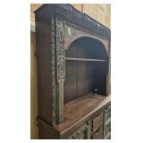 rustic display cabinet