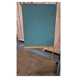 cart and easel