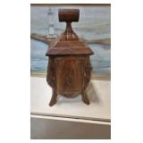 painting and wooden customized urn