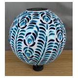 Solar Gazing Ball 10" Mosaic Glass Garden Globe $59.99 Retail - Brand New