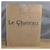 Le Chateau Crystal 750ml Wine Decanter $53.99 Retail - Brand New
