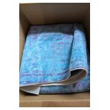 Abstract Teal & Purple Area Rug 6