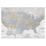 Laminated United States Odyssey Map Poster 36" x 24" - Brand New