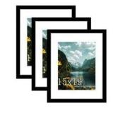 15" x 19" Picture Frames 3-Pack $39.99 Retail - Brand New