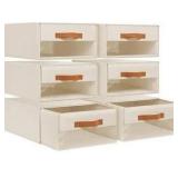 Foldable Storage Drawers Organizer 6-Pack - Brand New