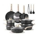 CAROTE 21-Piece Cookware Set $129.99 Retail - Brand New