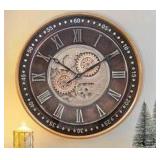 24" Decorative Wall Clock $89.99 Retail - Brand New