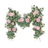 Artificial Rose Vine Flower Garland Set - Brand New