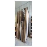 Steel rack with wood