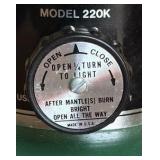 Coleman 220K double mantle lantern in case