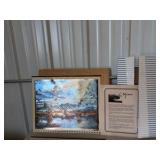 (4) Prints by acclaimed wildlife artist  David Maass