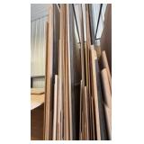 Steel rack with wood