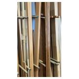 Vertical Lumber Storage Rack w/ trim pieces