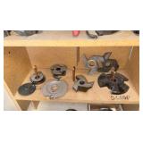 Shaper Cutter Heads in portable custom-made Cabinet includes cutting tools