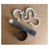 Plastic flexible hoses, 2 dust collection hoods