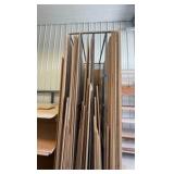 Steel rack with wood