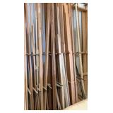 Vertical Lumber Storage Rack w/ trim pieces