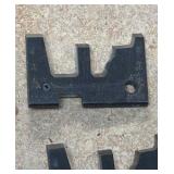 (4) Unimerco woodcutter heads w/ profile knives