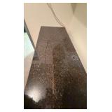 Desk with granite top