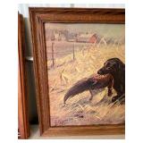 (2) Framed Artwork Les Kouba & Carl Melichar