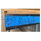 7-tier Steel Horizontal storage rack w/lumber
