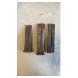 Portable Sawbuck Stand, steel splitting wedges