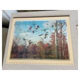 (4) Prints by acclaimed wildlife artist  David Maass