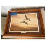 (2) Framed Artwork Les Kouba & Carl Melichar