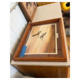 (2) Framed Artwork Les Kouba & Carl Melichar