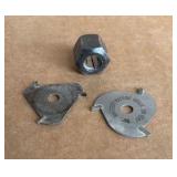 Router drill bits, Bosch router collet, Pocket cutter