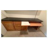 Desk with granite top