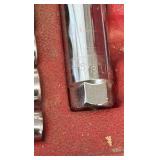Craftsman rachet set, Snap-on angled drill, Metal files