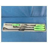 4-piece Snap-on striking prybar set with iconic green handles.