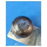 Stainless steel trailer hitch ball mount with a 2-inch shank and a pre-installed 2" trailer ball.