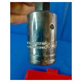 Proto J4900A hex bit socket set featuring 10 pieces stored in a red blow-molded case.
