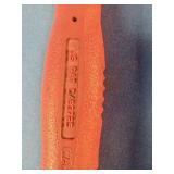 Snap-on Dead Blow Ball Peen Hammer set features a bright red, soft-grip handle designed for reducing vibration