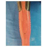 Snap-on Dead Blow Ball Peen Hammer set features a bright red, soft-grip handle designed for reducing vibration