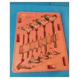 Mac Tools T-handle key set, likely featuring dual-drive ends for versatility.