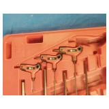 Mac Tools T-handle key set, likely featuring dual-drive ends for versatility.
